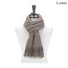 Elkate Women's Muffler LDRM009 Plain Wool Cashmere Scarf