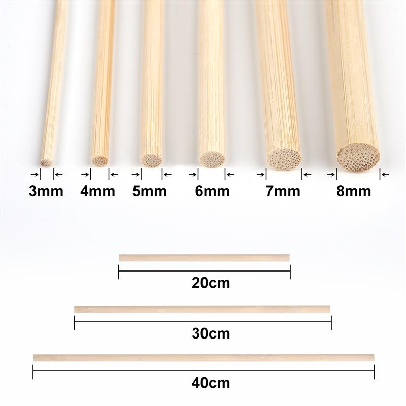 Bamboo Stick Stripe For Crafts And Model Making Furniture Materials DIY Durable Dowel Building Model Woodworking Tool Woodwork