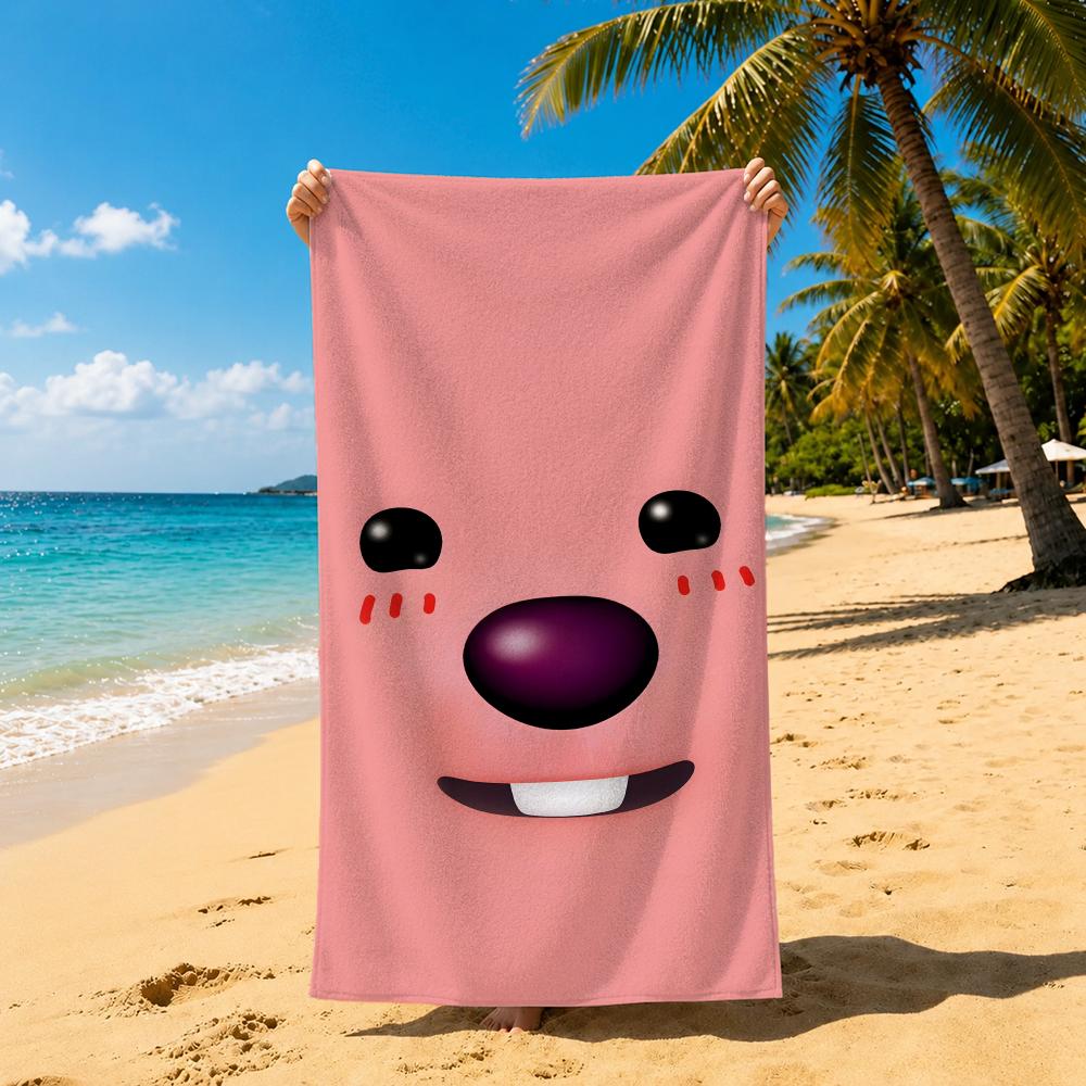 Character L-Loopy Towel Towel Soft Pool Gift For Travel Gym Shower Cool Camping Quick Dry Sports Large Beach Towel