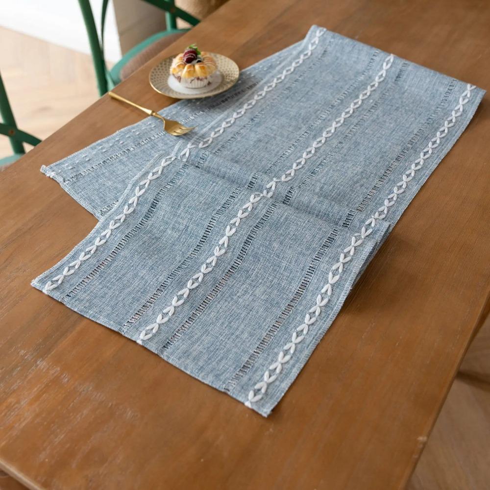 Hollow Design Rustic Banquet Table Runner Long Dining Table Cover Party Table Linen  Shelf Cabinet