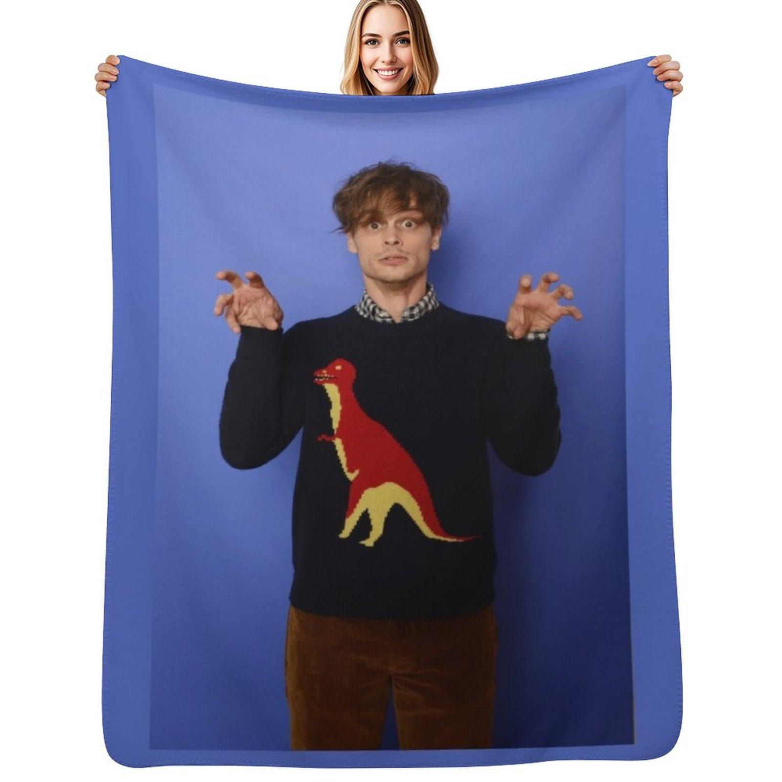 mgg dino Throw Blanket Cozy Throw Blanket for Bed Sofa Chair Size: 75*100cm, Weight: 230 GSM