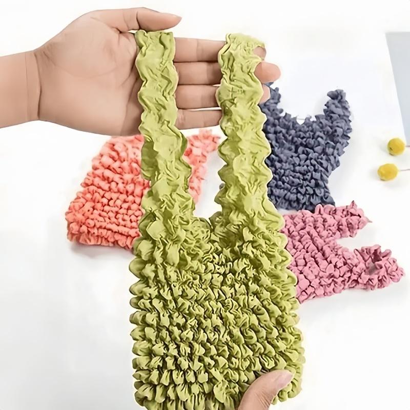 1pc Christmas Gift Bag Magic Expansion Bubble Elastic Paddy Bag Flexible Stretch Bags Reusable Foldable Shopping Handbag