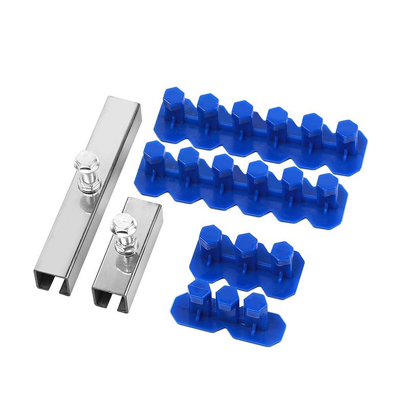 

6Pcs Car Dent Repair Replacement Tool Universal Paintless Dent Repair Adhesive Blue Glue Tabs Tools Kit For Remover Hail Pit ONESIZE