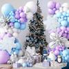 Christmas Snowflake Theme Balloon Chain Set Exploding Star Winter Balloon Arch Decoration Photo Props
