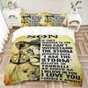 3pcs Empowering Lioness Bedding Set - Includes 1 Quilt Cover and 2 Pillowcases, Comfortable Bedding with Stylish Design for Bedroom, Machine