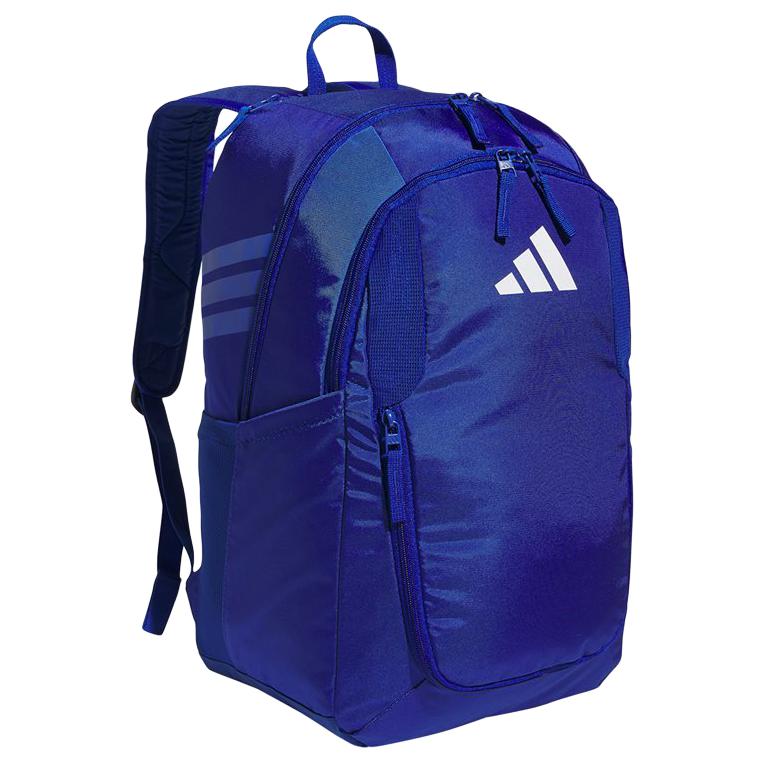 Adidas Stadium 4 Classic Logo Polyester Backpack Unisex Backpack Blue JJ7593 Blue