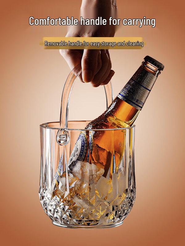 ZISIZ Thickened Commercial Bar Ice Bucket