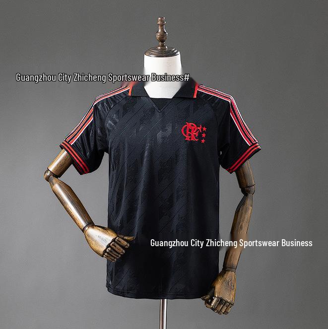 Spieltrikot der brasilianischen Liga: Santos, Flamengo, Mineiro, São Paulo Extra Large black