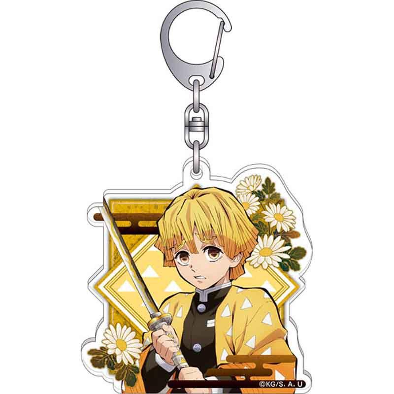 Demon Slayer Durable Keychain Acrylic Anime Cartoon Accessory Tanjiro Nezuko Pendant Charm Bulk Now Available Beautiful Design