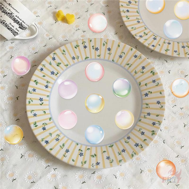 50Pcs/Set Watercolor Bubbles PET Stickers Waterproof DIY Fashion Doodle Decals Stickers