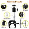 Universal Ball Head Mount With 1/4Inch Thread For Camera Tripod Light Stand And Microphone Holder Adjustable Arm