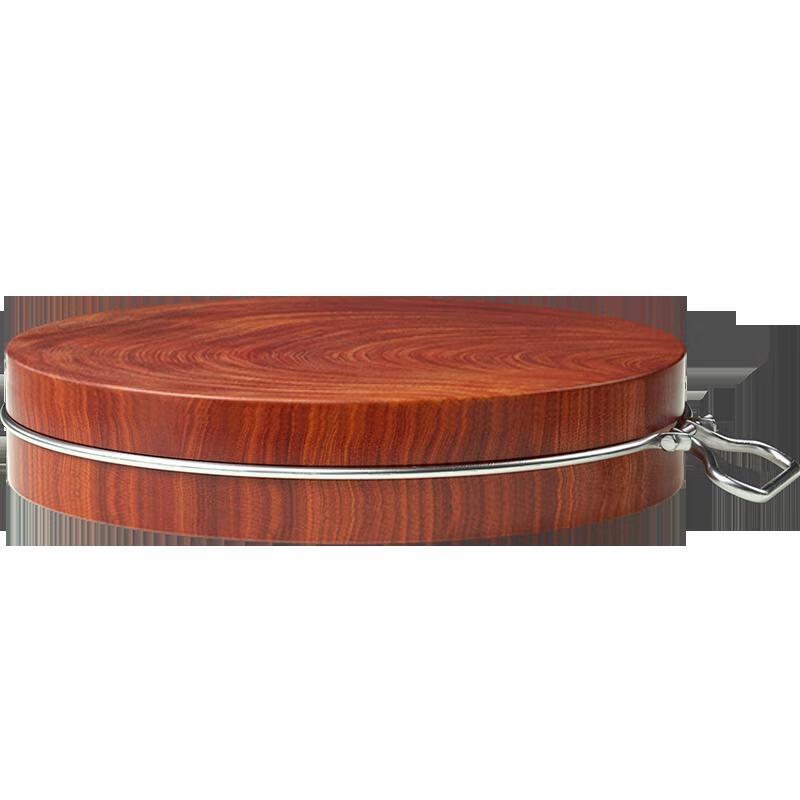 Okrągła deska do krojenia z litego drewna Żelazne drewno Kamelia