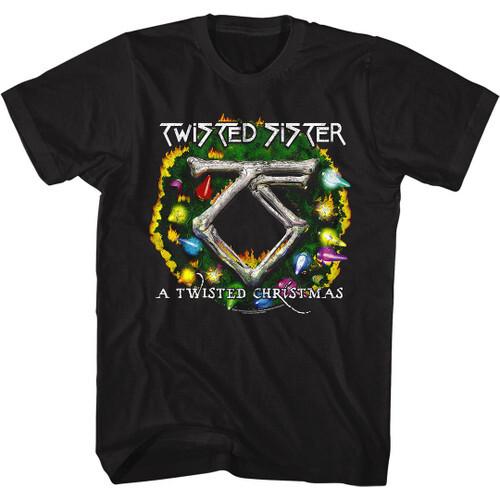 Футболка Twisted Sister Twisted Christmas - Черная унисекс футболка XXXL