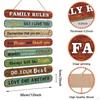 Wooden Hanging Sign with Sayings Farmhouse Rustic Compact Wall Plaque Inspirational Art