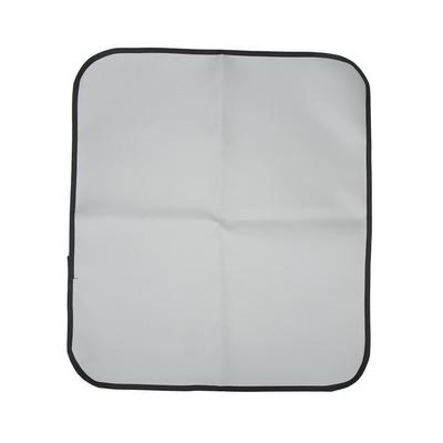 Picnic Fire Blanket Silicone Coated Glass Fiber Grey Filleted Corner Flame Retardant Rug for