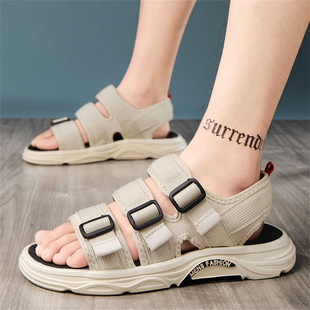 Beige Army Green Slippers Men Indoor Trendy Shoes Rubber Sandal Sneakers Sport Expensive Krasofka Temis Trends Nice Loafers