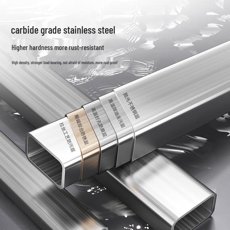 Shuaishi Edelstahl Mehrstöckiger Küchen-Topf-Aufbewahrungsständer