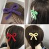 2 Stück Schleifenknoten Anhänger Haarspange Haarnadel mit süßer Schleife Haarspange Dekoration Bunte Haarspangen Ornament für Mädchen
