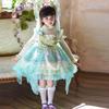 Girls' Green Winter Elf Princess Dress - Puff Skirt & Sweater Combo