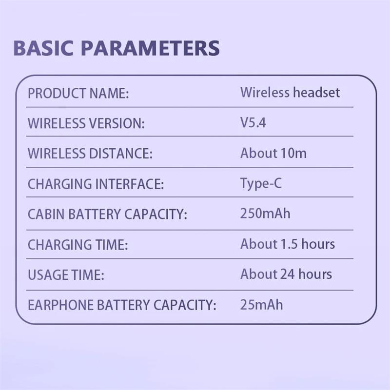 Auricolari Wireless Bluetooth 5.4 Originali Lenovo TA410 TWS Effetti Sonori Panoramici Durata della Batteria Ultra Lunga Cuffie Comode da Indossare
