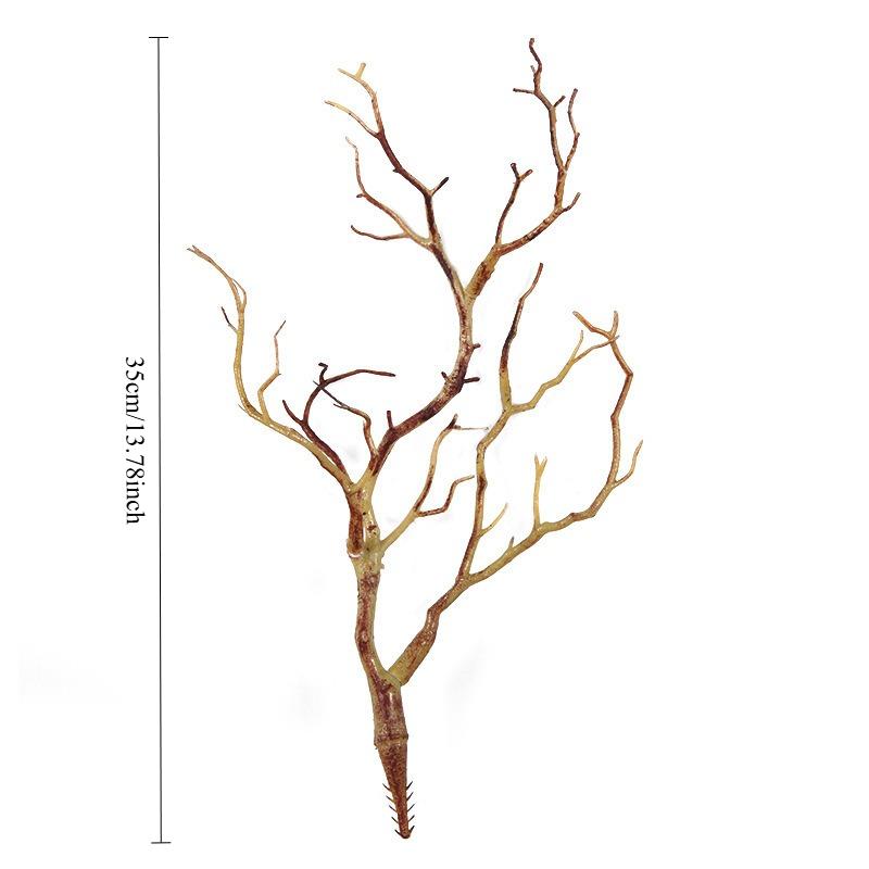 1PC 35cm Plastic Material Handmade Material Mori DIY Simulation Dry Small Branch Antlers Coral Headdress Accessories