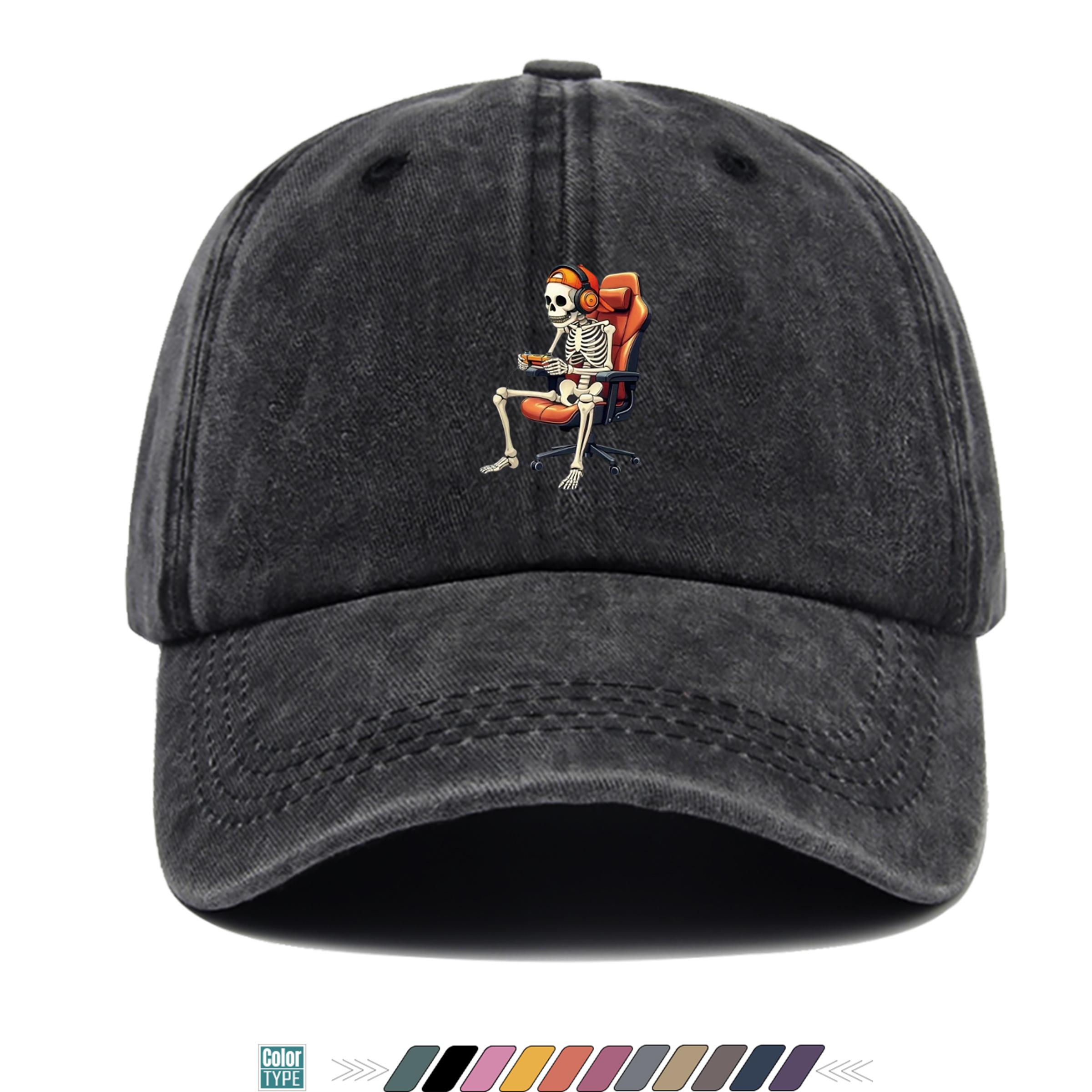 Printed Baseball Cap Unisex Breathable Adjustable Snapback AllSeason Versatile Outdoor Hat for Truckers Dads and Outdoor Ri 1pc