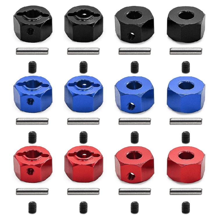 Aluminum 12mm  Couplers for Better Handling and Durability for Remote Control Cars Wheel Clamp