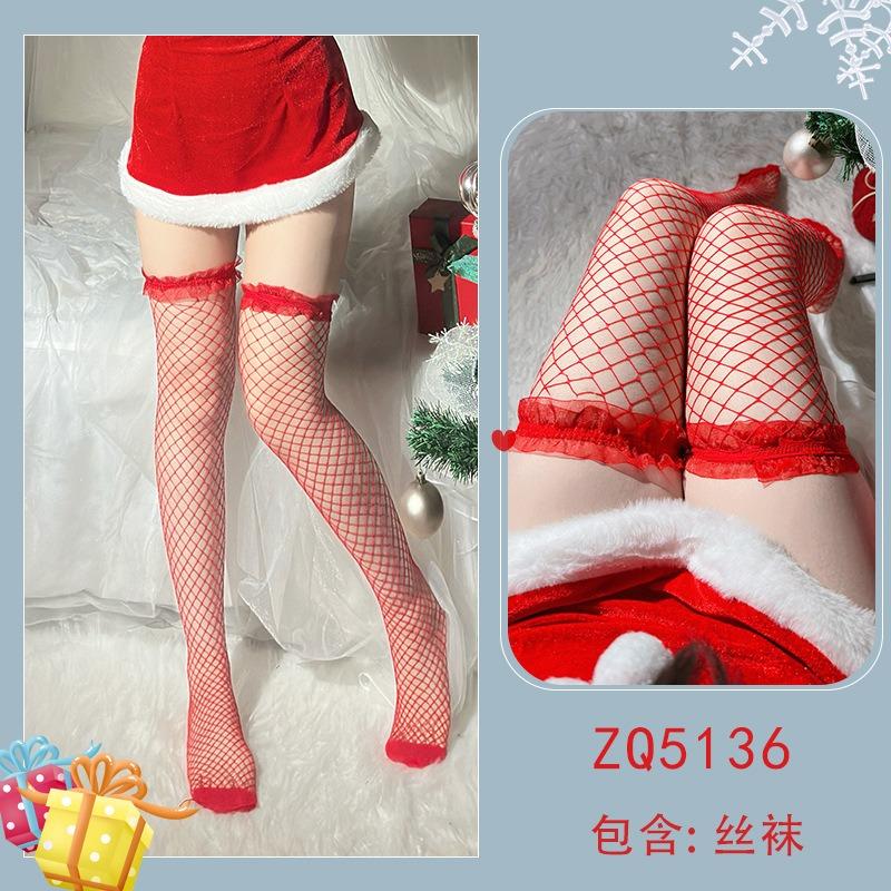 Sex Christmas stockings Sexy stockings Halloween cosplay cute tall leg socks Thin