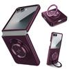 360 Rotating Ring Holder Magnetic Shockproof Phone Case for Samsung Galaxy Z Flip 7 Fe 6 5 4 3 Flip7 Flip6 Flip5 Flip4 Cover