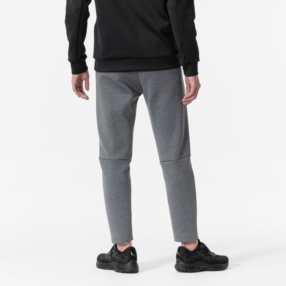 Mizuno Stretch Sweat Slim Heather Size Training Size Small Men's Pants, Gray, 32MDA560, Wear,