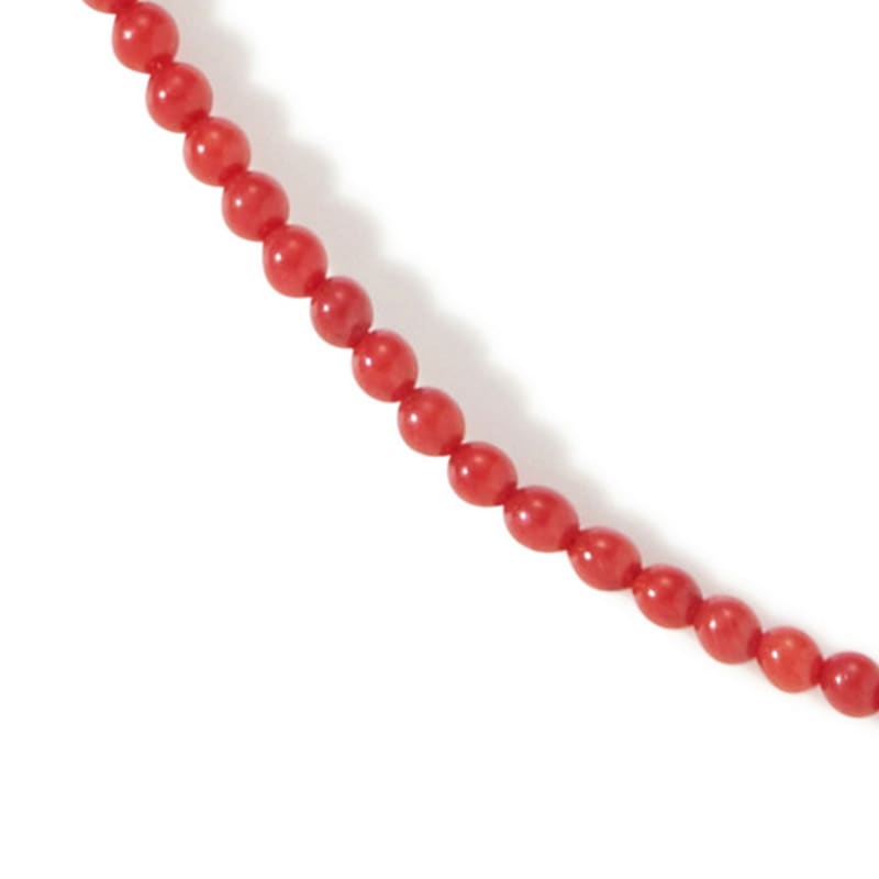 Pepe Zoo [Pietra] Red Coral Gemstone Necklace