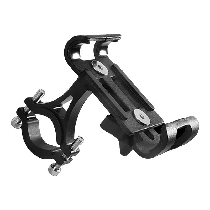 Motorrad Handyhalter Metall Aluminiumlegierung Rutschfest Mike Fahrrad Moto Halterung GPS Clip Universeller Handy Ständer für Handy