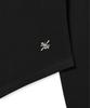 Lougeu Shirred Off-Shoulder Long Sleeve_Black