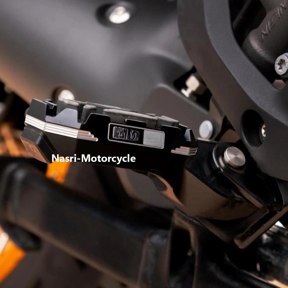 Anti-Slip Black Aluminum Footpegs for BMW R1300GS 2023-2024 Motorcycle