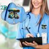 Fashionable Owl Badge Scroll for Nurses and Doctors. A Fun, Practical Gift for Owl Lovers.