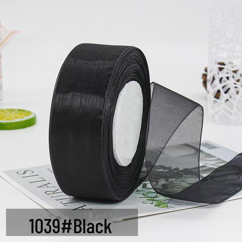 4cm Schneegarn Transparentes Band für DIY Haaraccessoires und Geschenkverpackung
