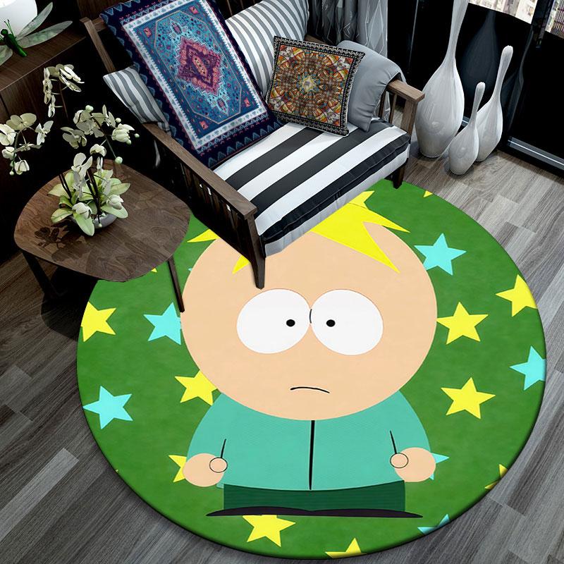 Butters Stotch Pattern Round rug,Carpet Rug for Living Room Bedroom Playroom ,Non-slip Floor Mat,Holiday Gifts and Birthday Gifts.