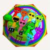 1pc Rainbow Friends Automatic Umbrella 8-Bone, Outdoor Adventures, Durable Canopy Material yy280828147