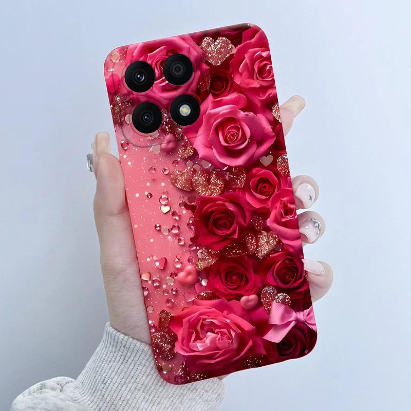 For Huawei Honor X8a Case HonorX8a Soft TPU Silicone Cover Cute Cartoon Panda Phone Case For Honor X6a HonorX6a Plus Coque Funda