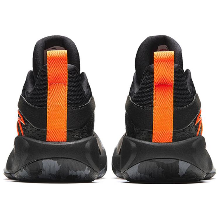 Anta Wind Tunnel 4 Comfortable Non-Slip Wear-Resistant Basketball Shoes Men Sneakers Black 112411605-6