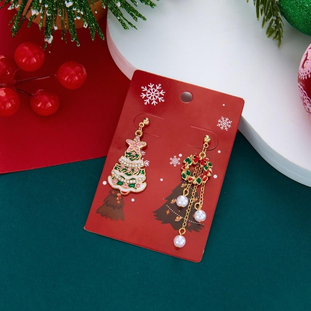 Star Women Christmas Tree Earrings Snowflake Holiday Earrings Holiday Celebration