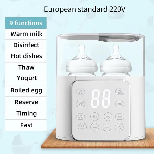 

Baby Bottle Warmer Multi function Fast Baby Accessories Food Heater Milk Warmer Steriliser with ACcurate Temperature Control European standard 220V белый