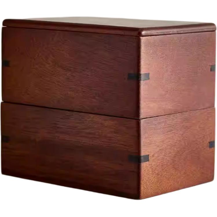 Zara home Wooden Jewelry Box with Lid Jewelry Organizer Brown 15*12*10cm with Compartment