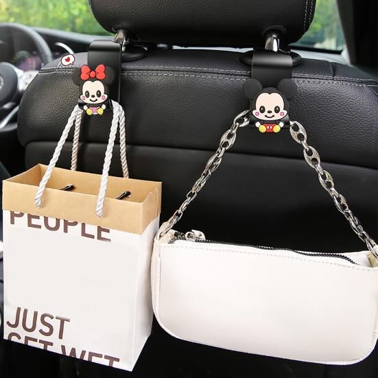 Convenient Car Hook Easy Installation PP Multifunctional Cute Car Seat Hanger for Auto