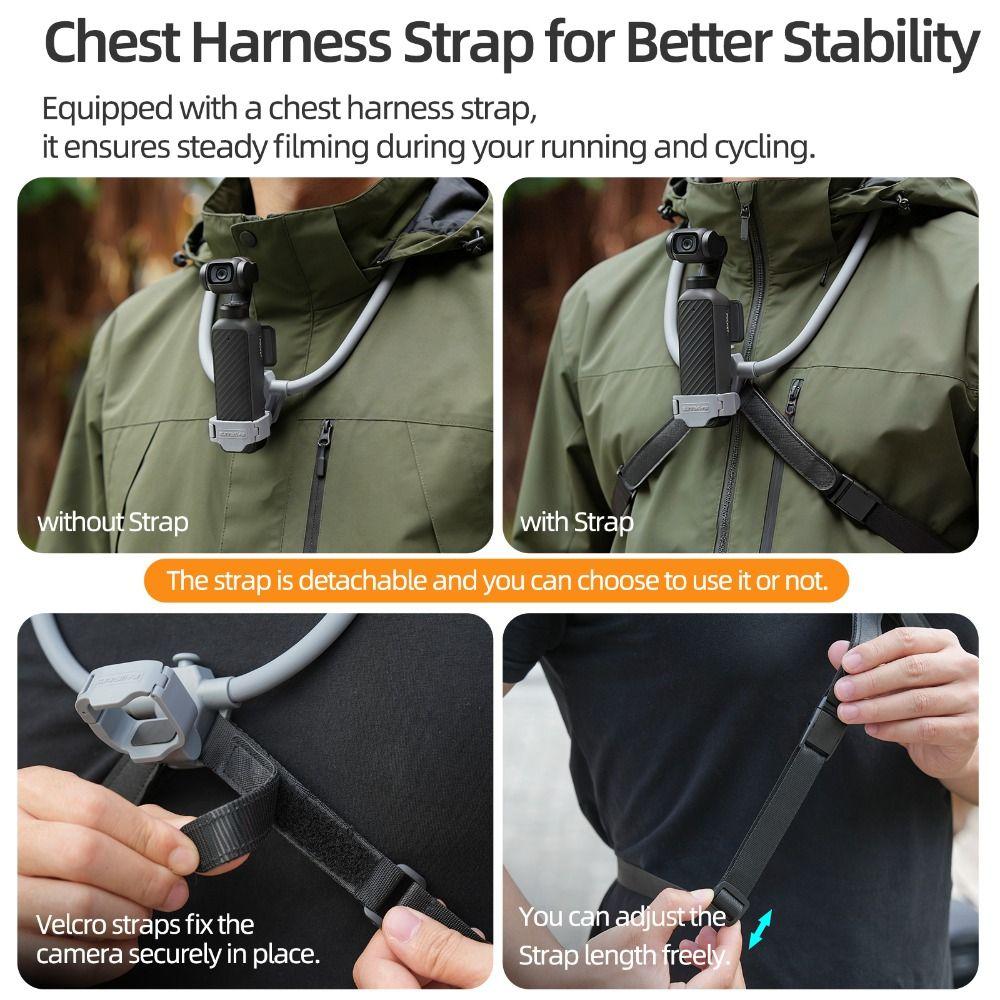 Adjustable First-Person View Shooting Bracket for DJI Osmo Pocket 4 3 Camera Accessories