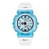 PINDOWS Sports Watch Analog Digital LED Display 50m Multifunctional Fitness Tracker for Outdoor Adventures Women's Waterproof, Running, Hiking,