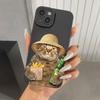 Cute Beer Cat Pattern Silicone Soft Phone Case For Xiaomi Mi 15 14T 13T 12T Pro 14 13 11 Lite NE Poco F6 F5 X5 M6 X7 Pro Cover
