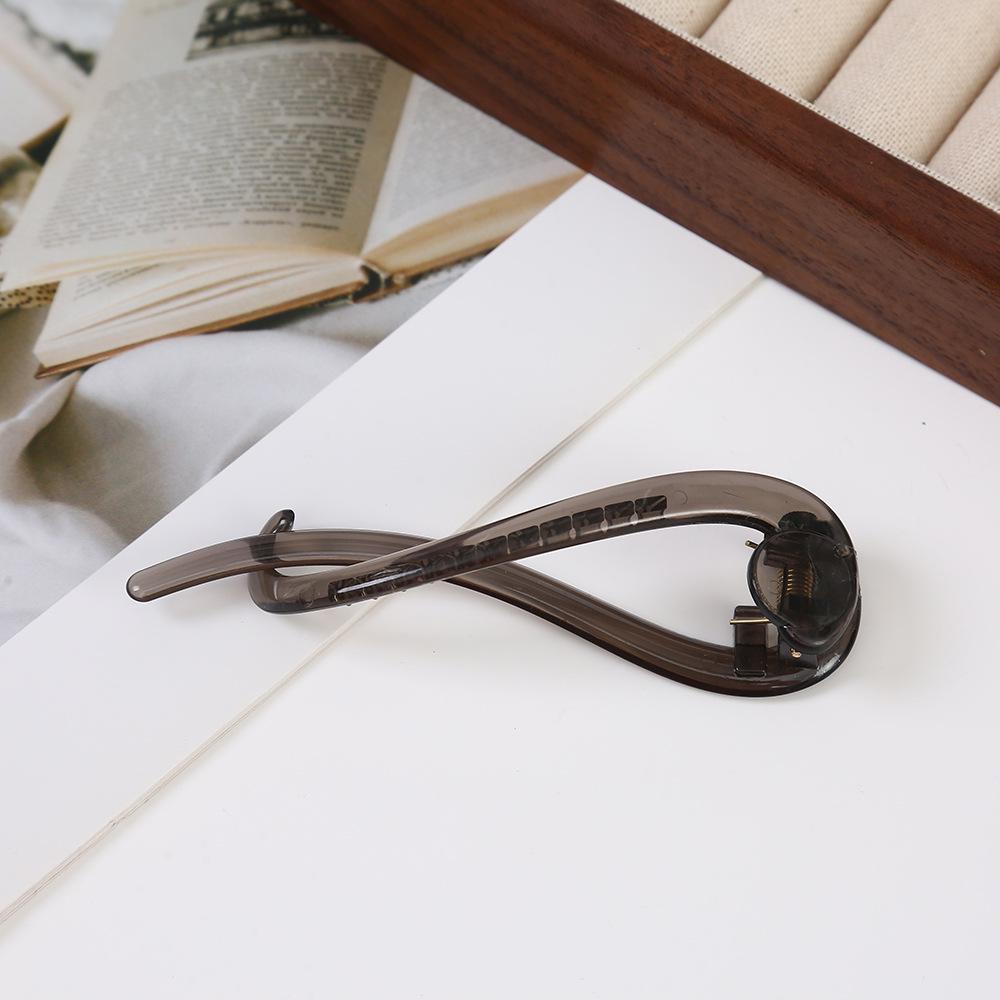 

Элегантная заколка для волос в виде восьмерки - Универсальная женская заколка-краб для прически