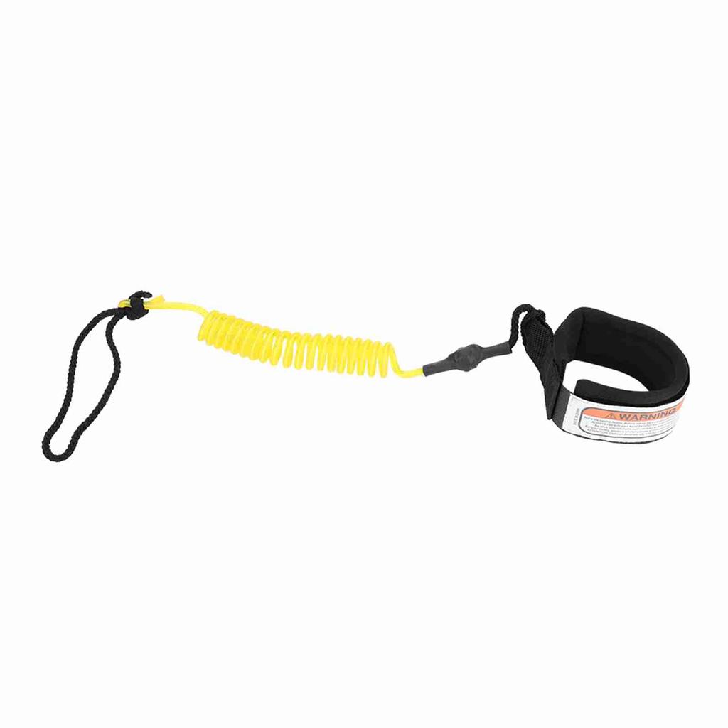 Laisse de Surf Stand Up Paddle Board 5mm Ressort Spiralé Corde de Pied pour Planche de Surf