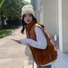 Short Cotton Vest Women's Winter Autumn and Winter Loose Outer Wear Vest Vest Vest Vest Women's Jacket Tide